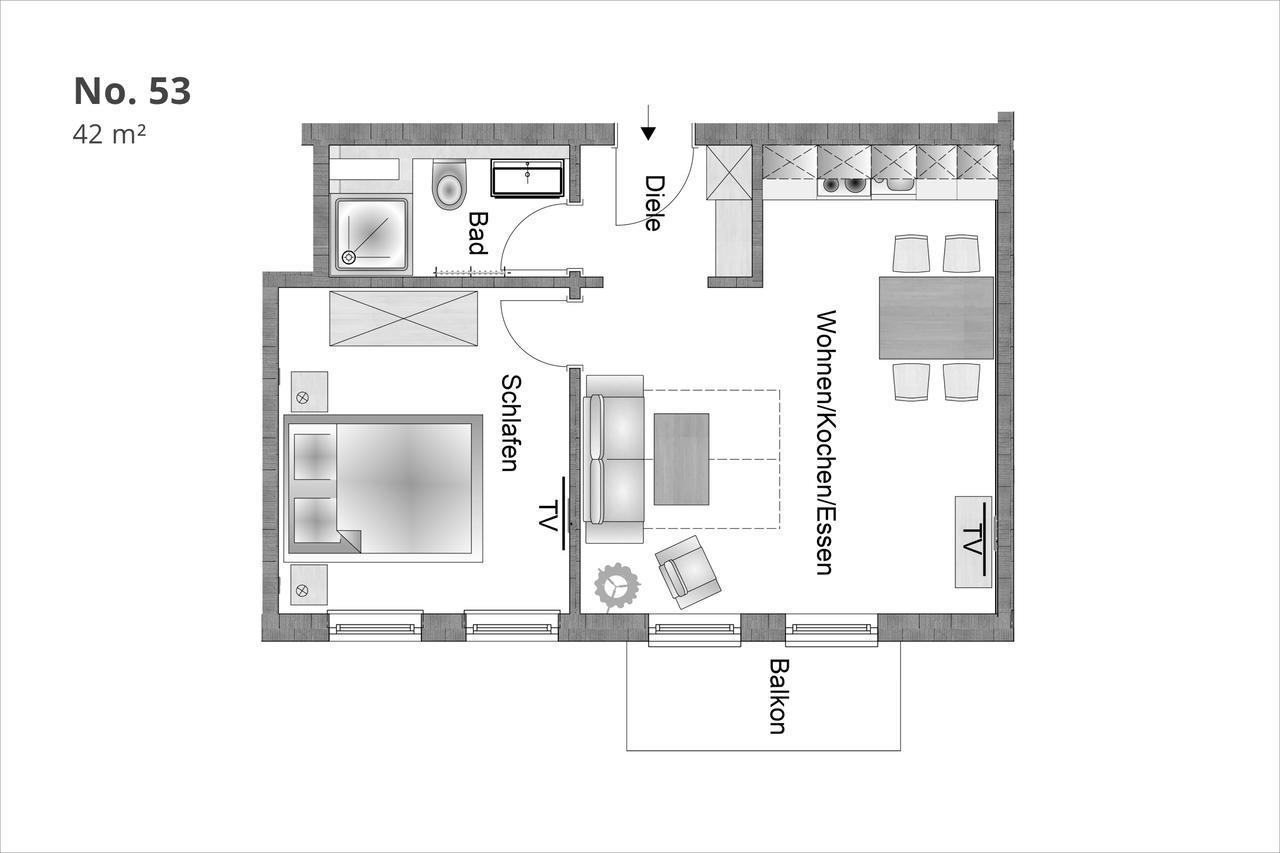 Min Huesung By Rujana Apartment Binz Luaran gambar
